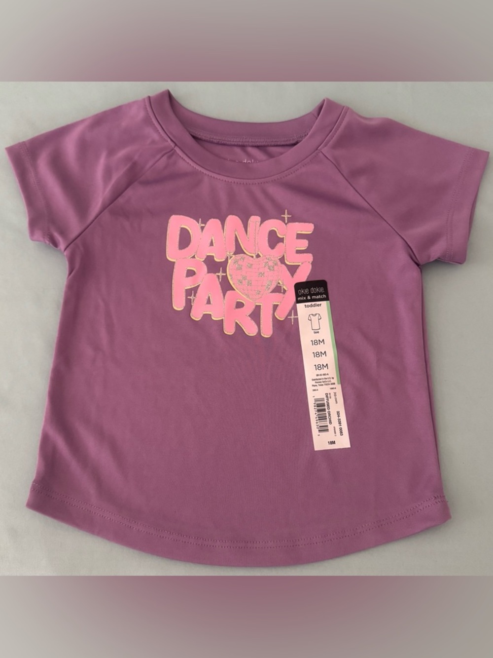 Okie Dokie Little Girls 2-pc Short Sleeve T-Shirt - Picture 3 of 11